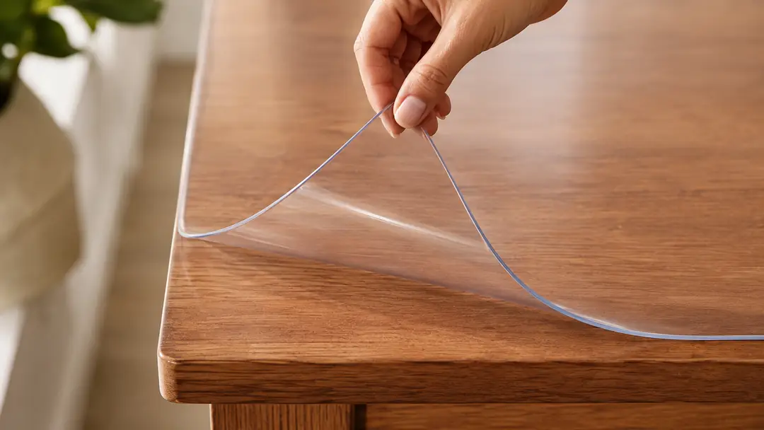 Şeffaf PVC koruyucu malzeme